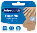 Plaster Salvequick Finger Mix – 18 stk.